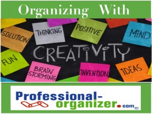 organizing and creativity