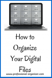 How to Organize Digital Files - Ellen's Blog, Professional Organizing ...