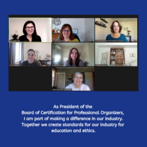 Serving our Industry on the Board of Certification for Professional