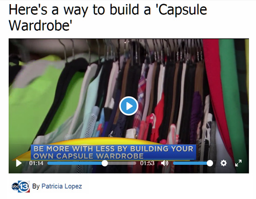 ABC 13, Build a Capsule Wardrobe, Ellen Delap, Professional-Organizer.